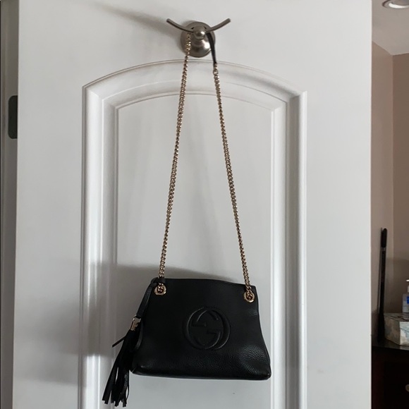 RARE MINI GUCCI SOHO CHAIN TASSEL LEATHER - Picture 6 of 15